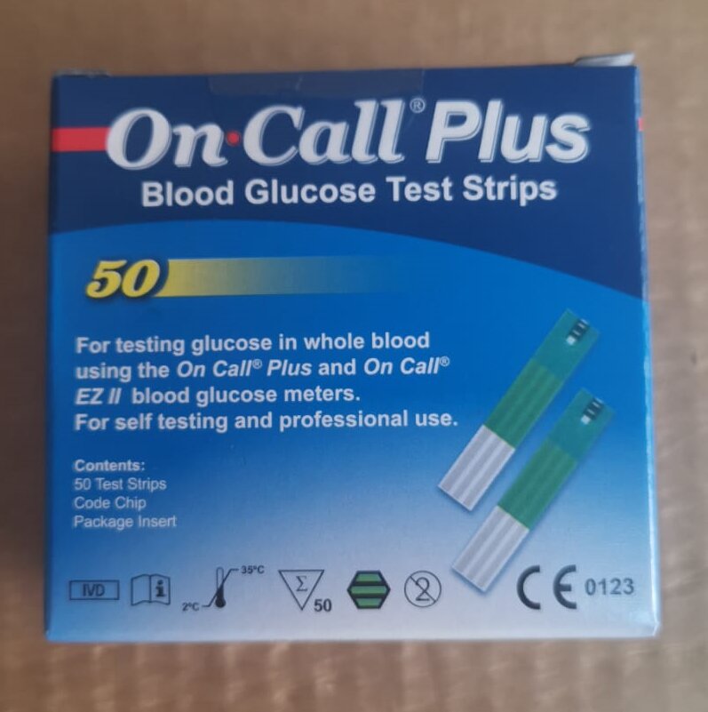 Blood glucose meter test strip